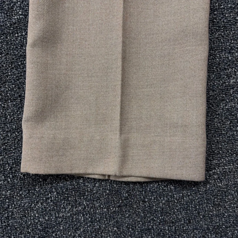 Vintage Levis Sportswear Classics Mens Tan Wool‎ Blend Trousers Made in UK 38x34